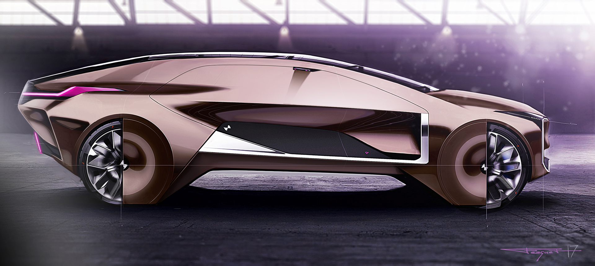 GCL，design sketch，bmw，