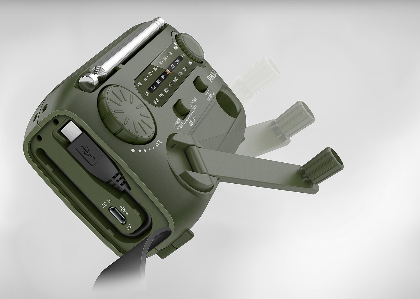 radio，Portable，Philips，