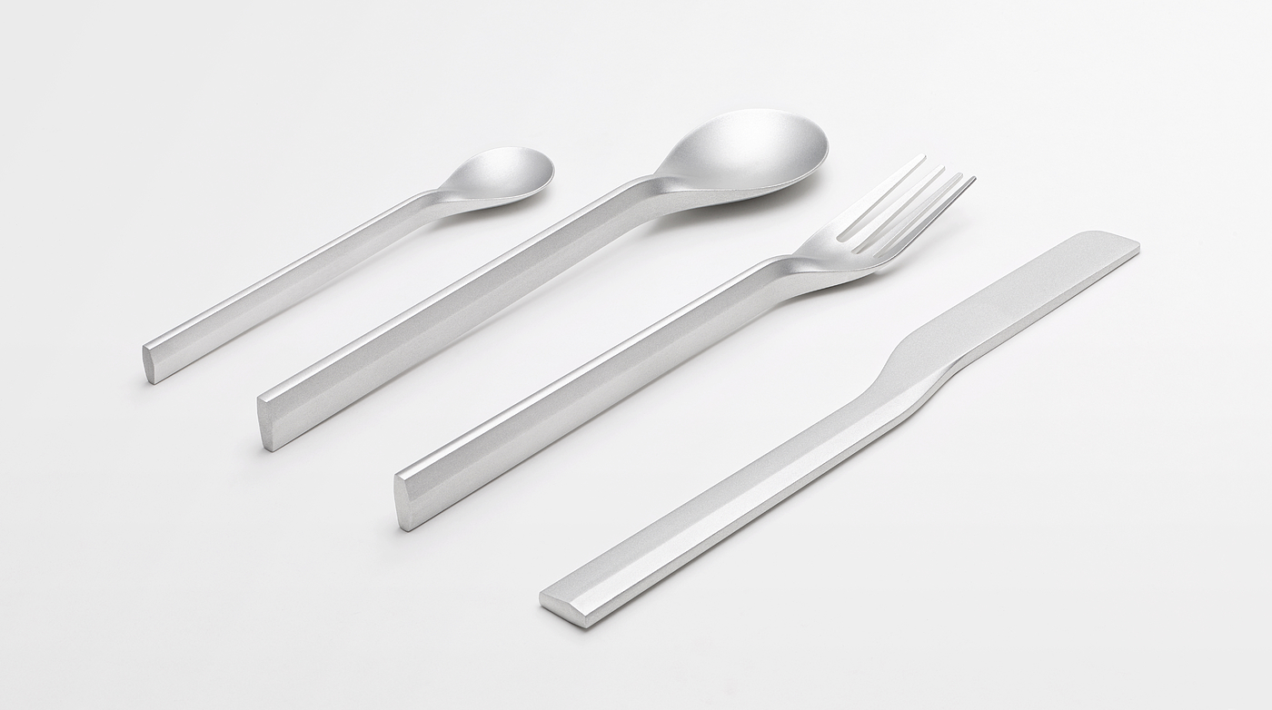 Minimalist，Aluminium，modern，tableware，Dune，