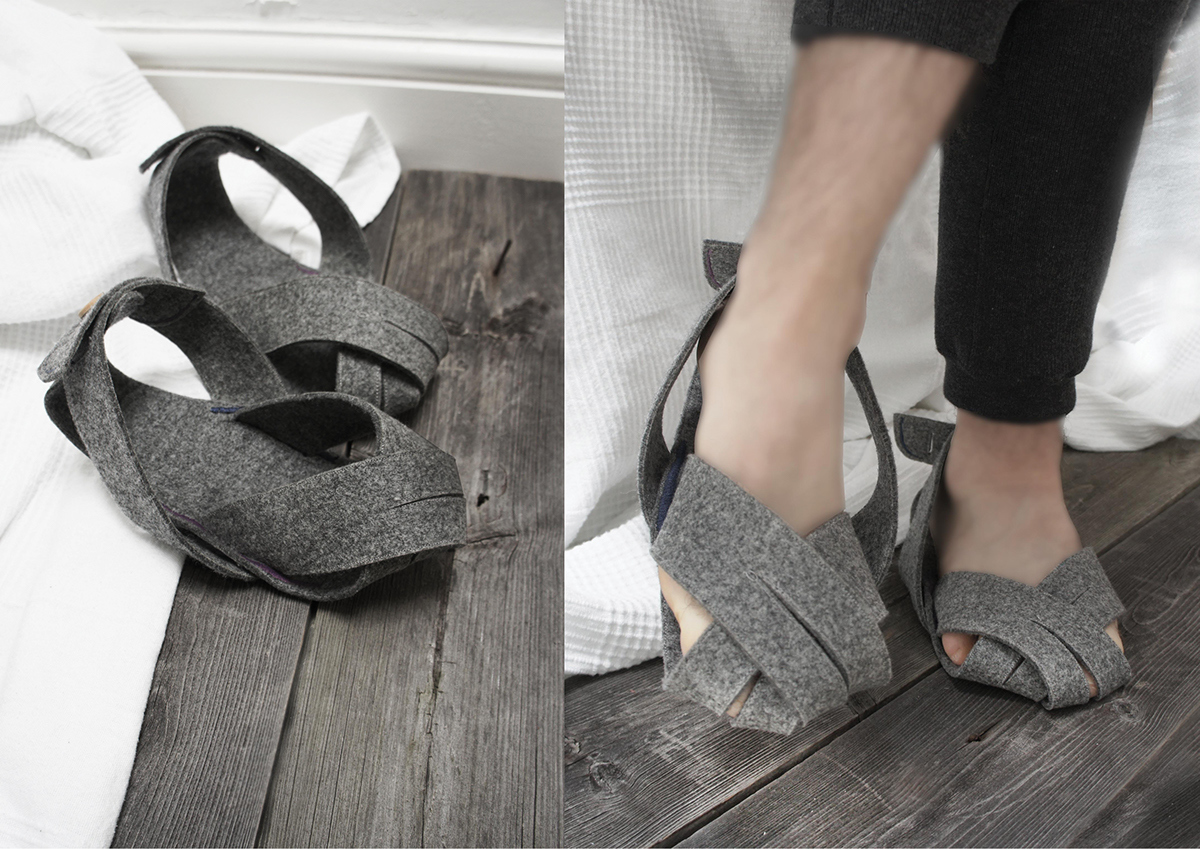 Reprint，fashion，industrial design，product design，slipper，