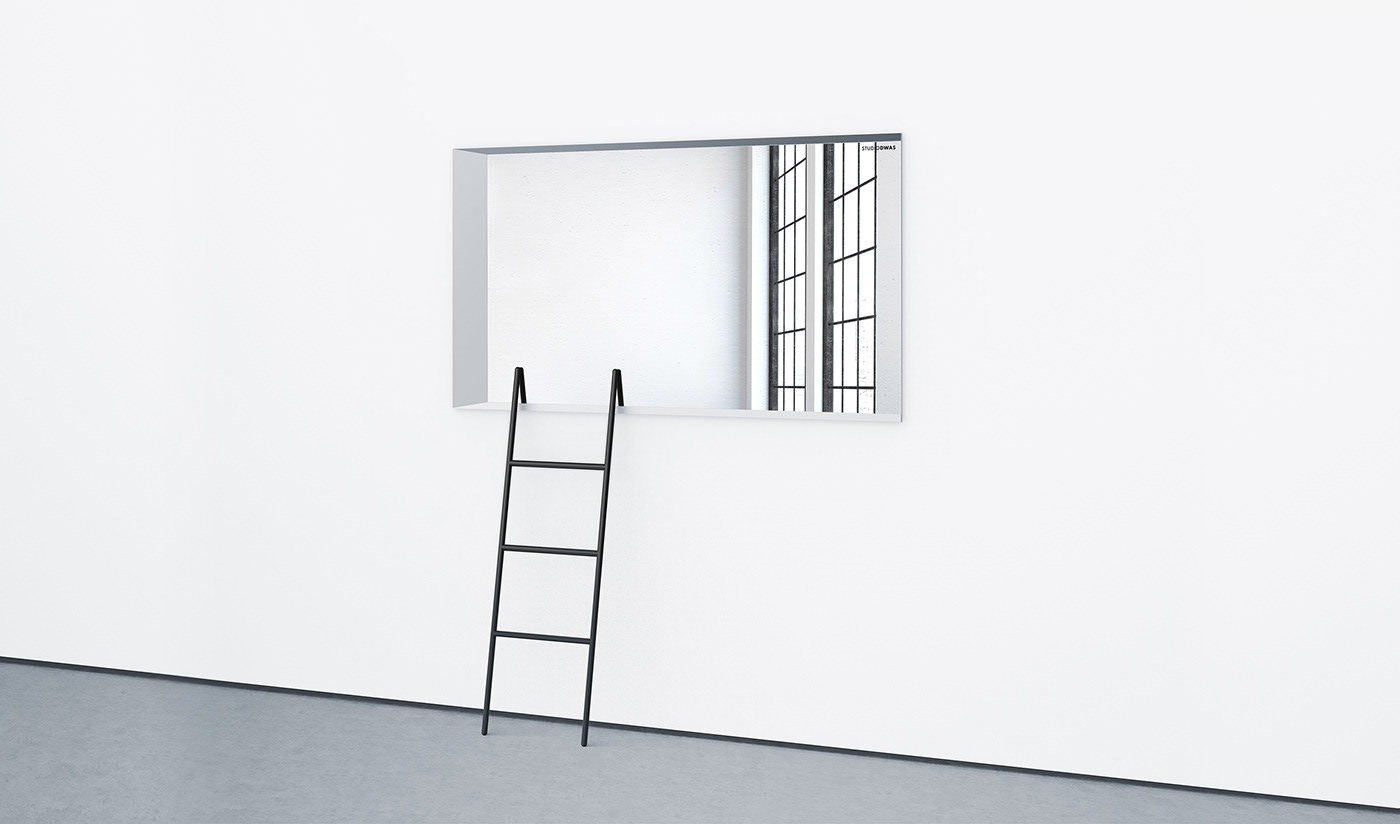 Creative furniture，optics，mirror，Coat rack，MIRROR IMAGE，