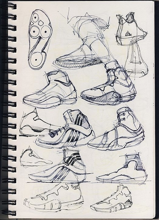 Hand drawn，marker pen，gym shoes，wear，