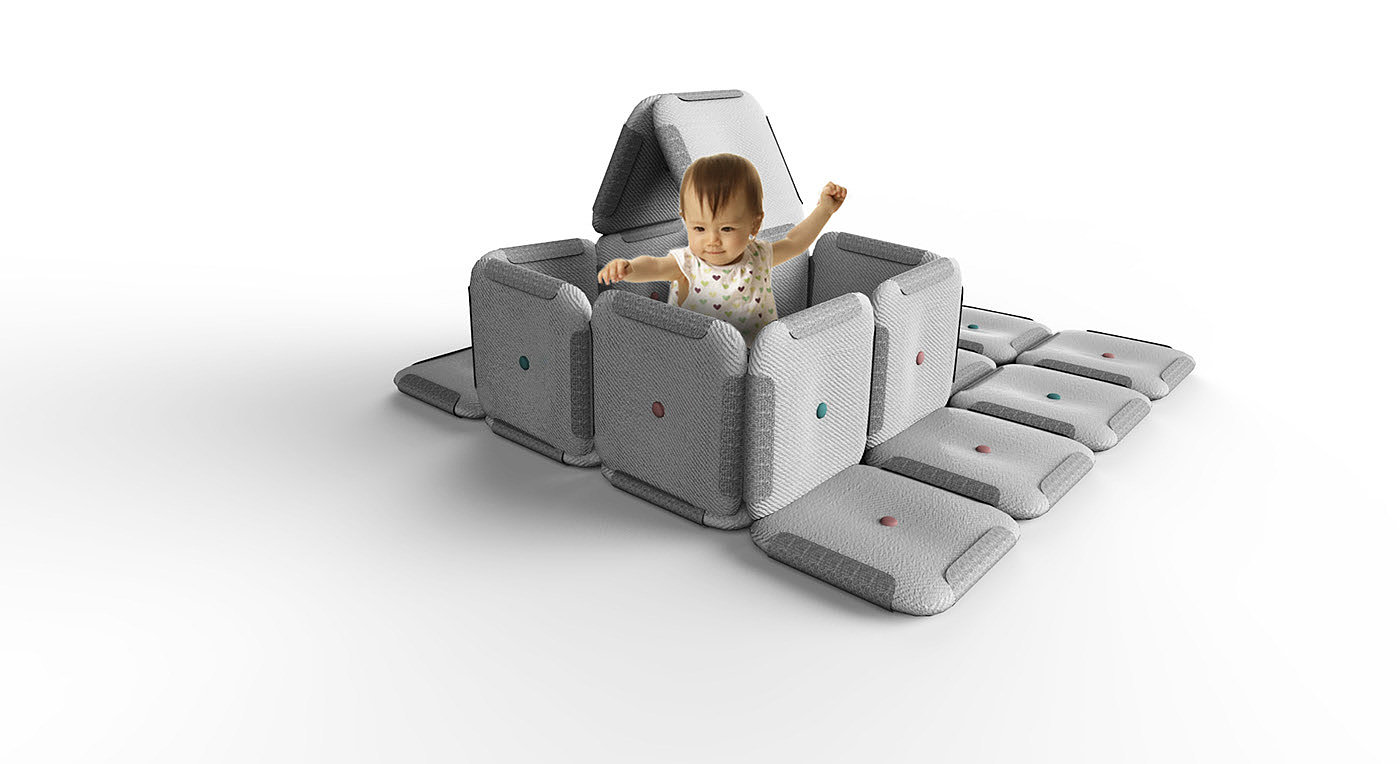sofa，pillow，imagination，modularization，PILLOW PLAYGROU，