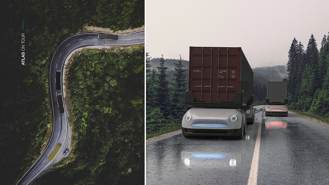 atlas，自动卡车，无人驾驶，智能，