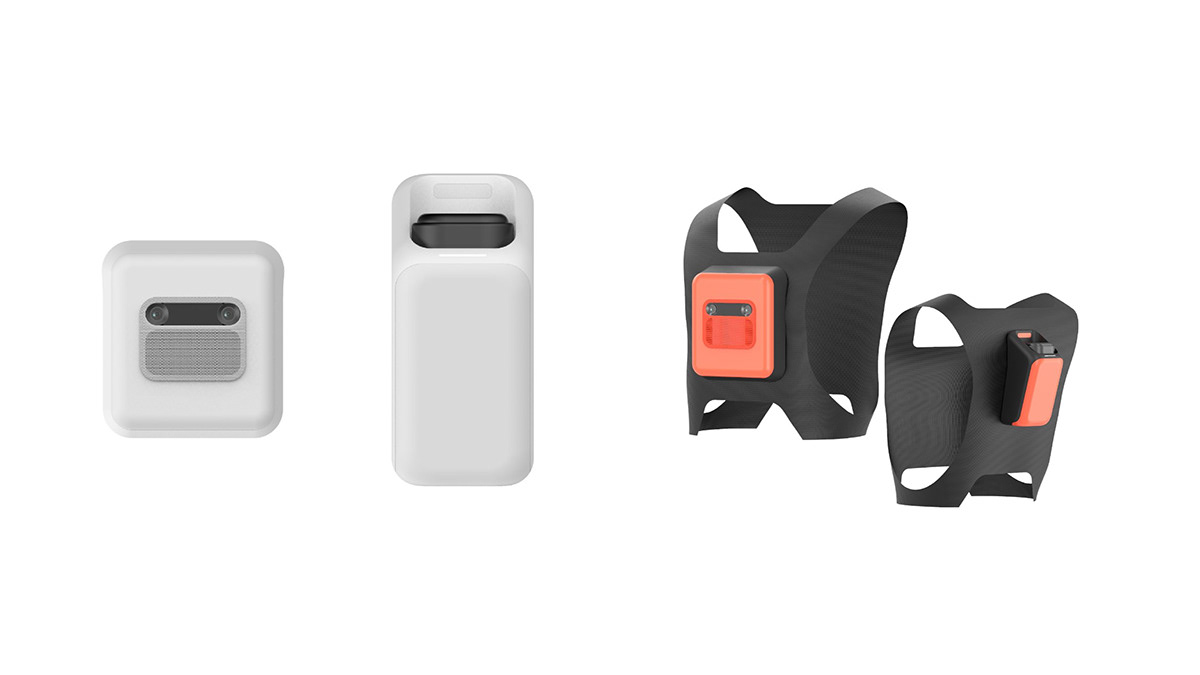 marathon，blind，wearable devices ，Ergonomics，vest，