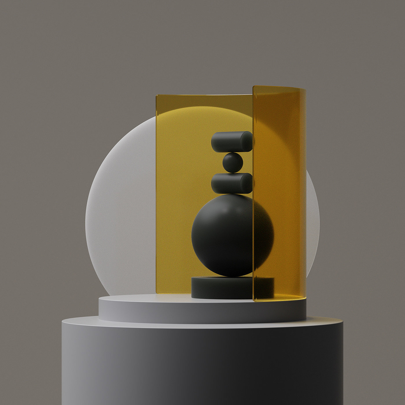 geometry，modularization，Sculpture，Living Forms，