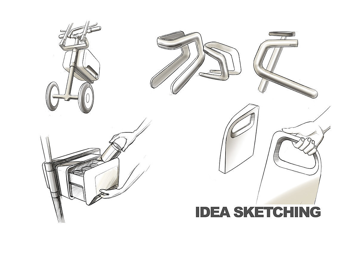 vehicle，Bicycle，multi-function，fold，assemble，removable，red dot，