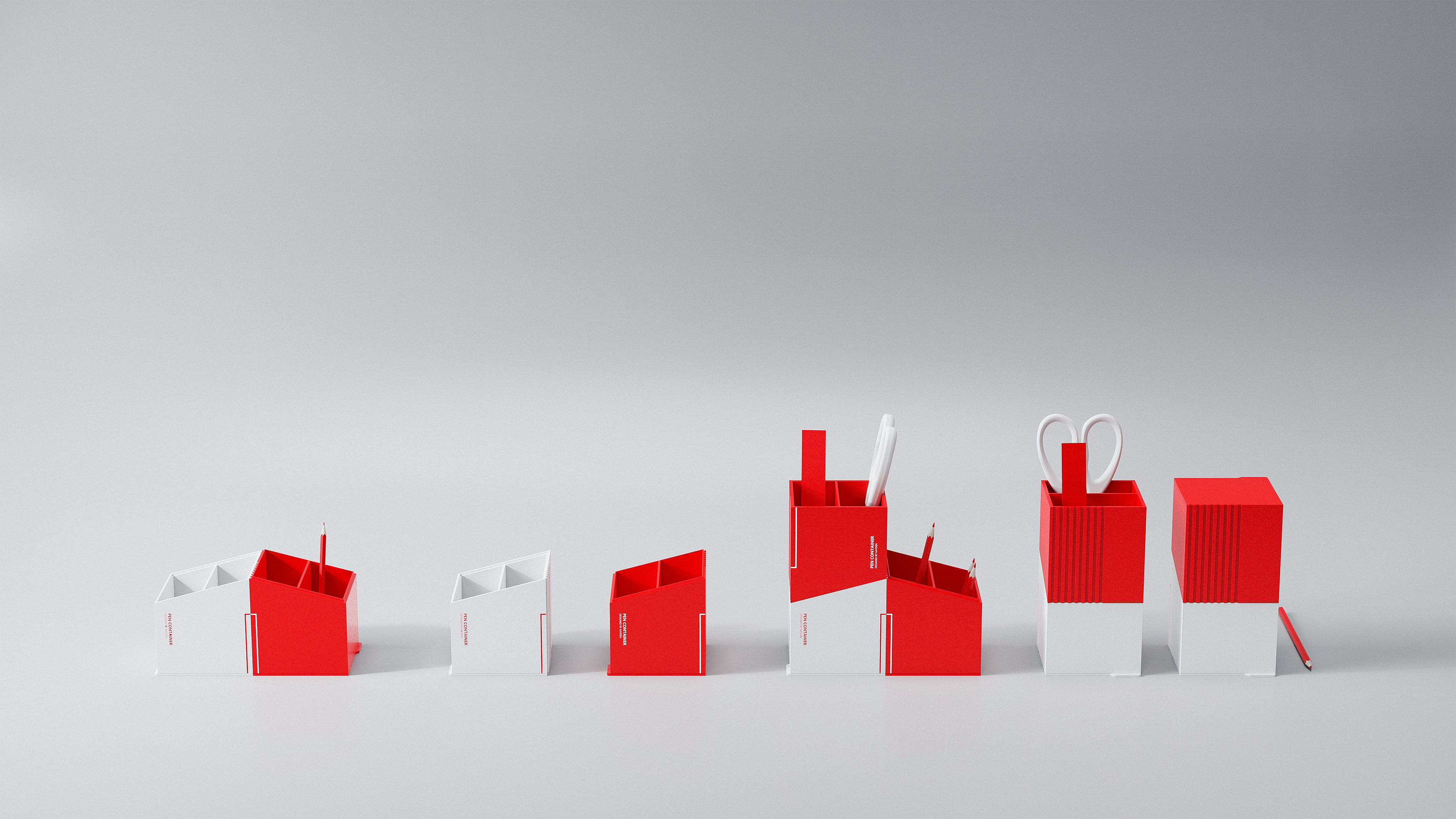 Cadene，Original exercise，pen container，house，