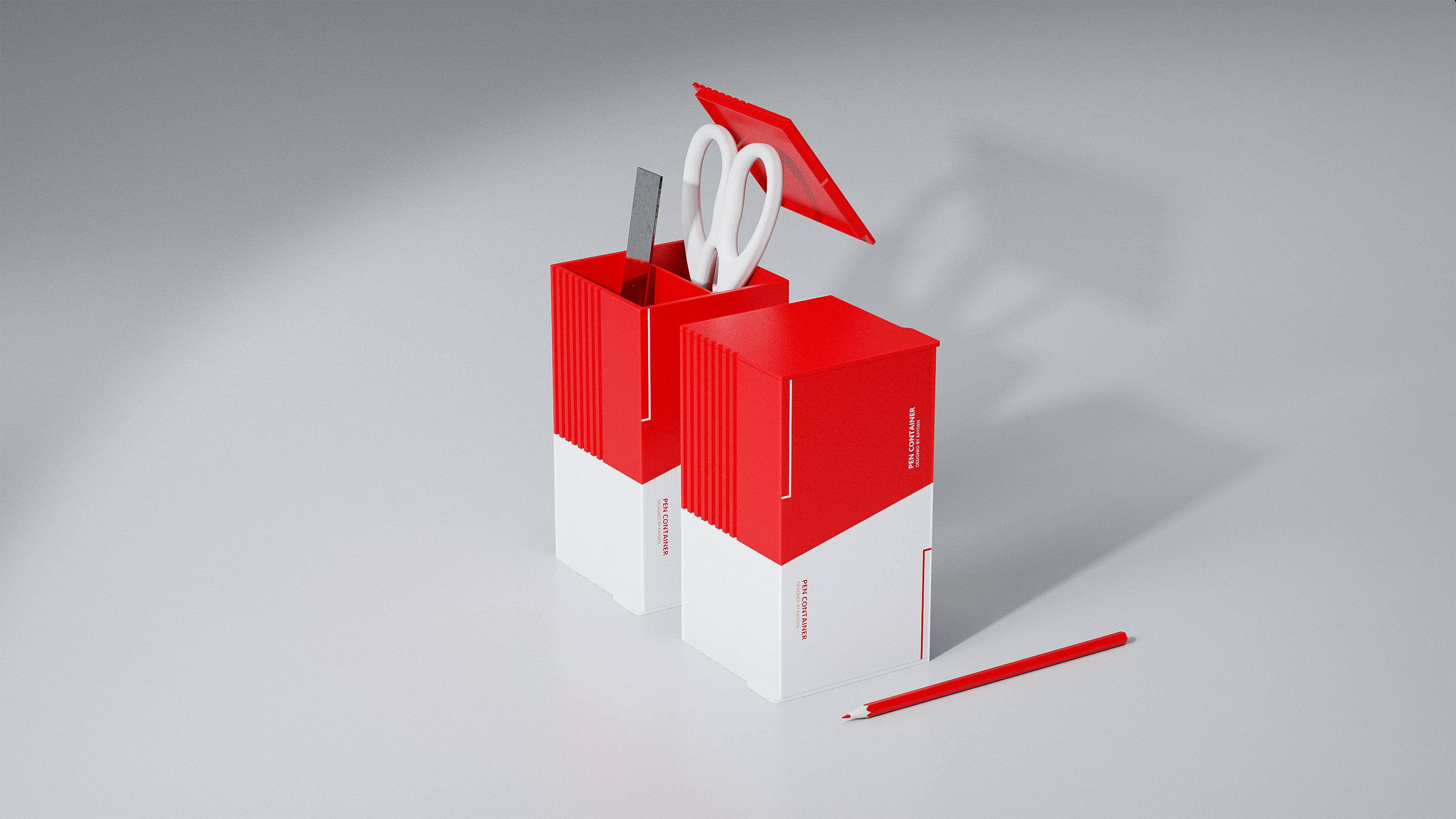 Cadene，Original exercise，pen container，house，