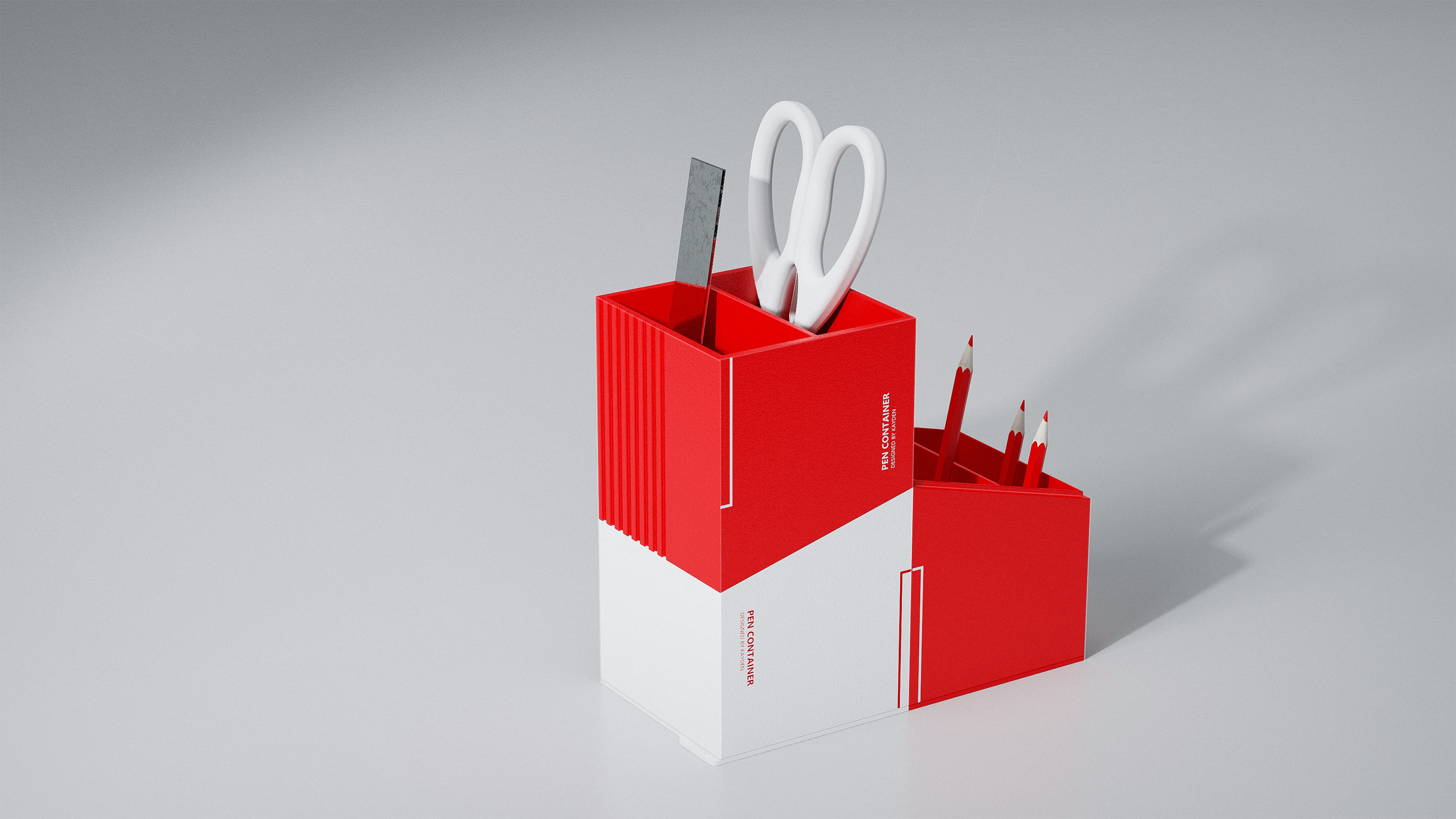 Cadene，Original exercise，pen container，house，