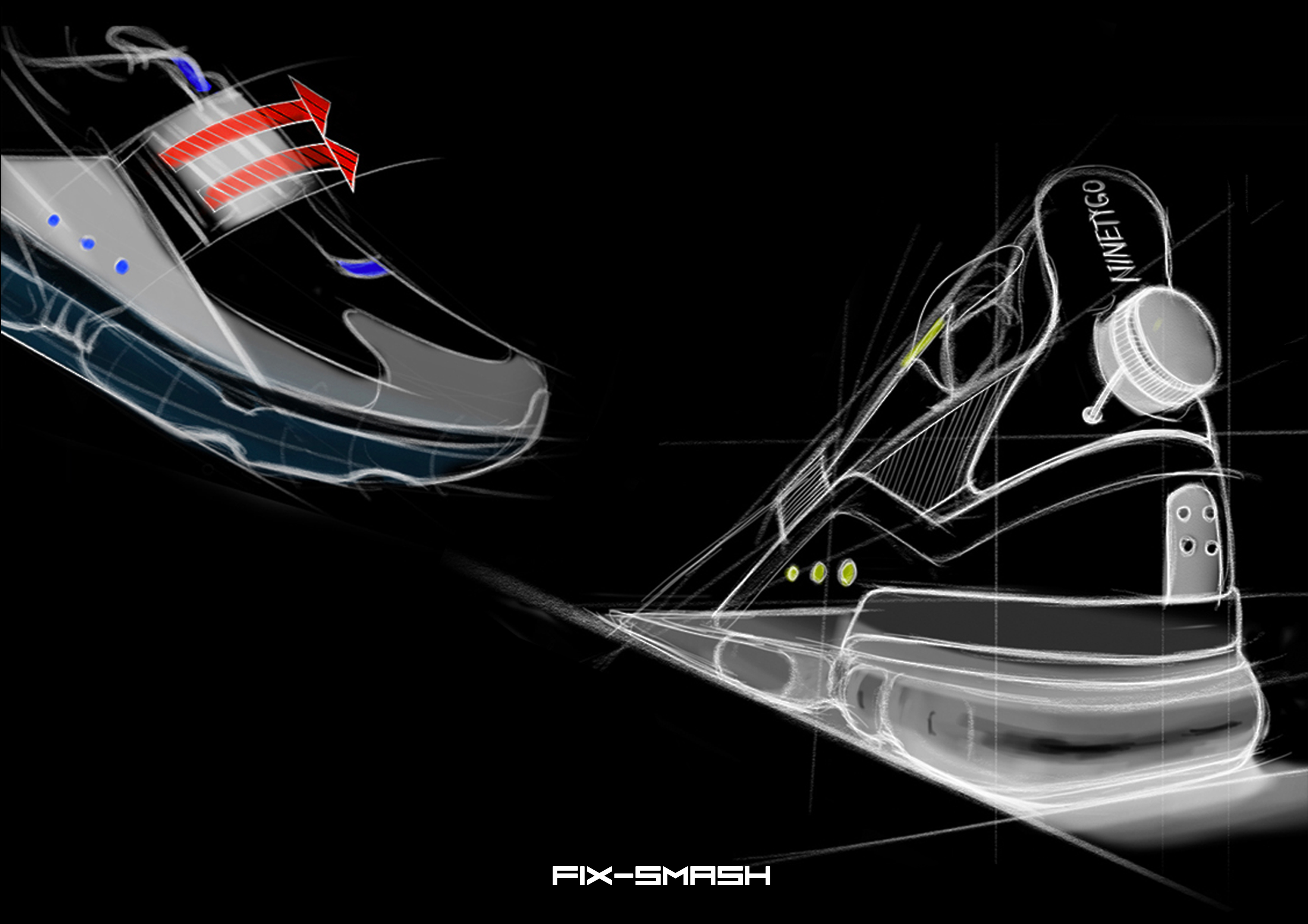 motion，gym shoes，Design，