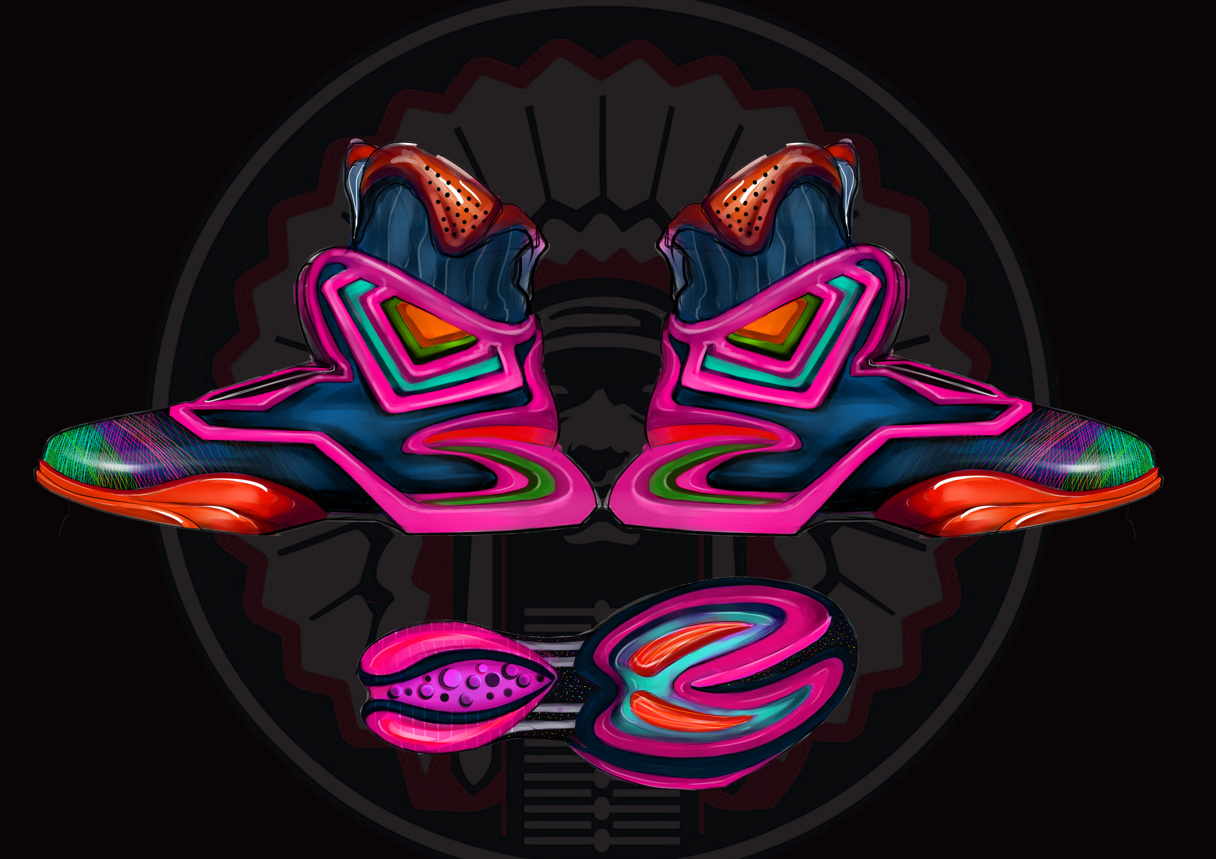 Design，product，motion，gym shoes，