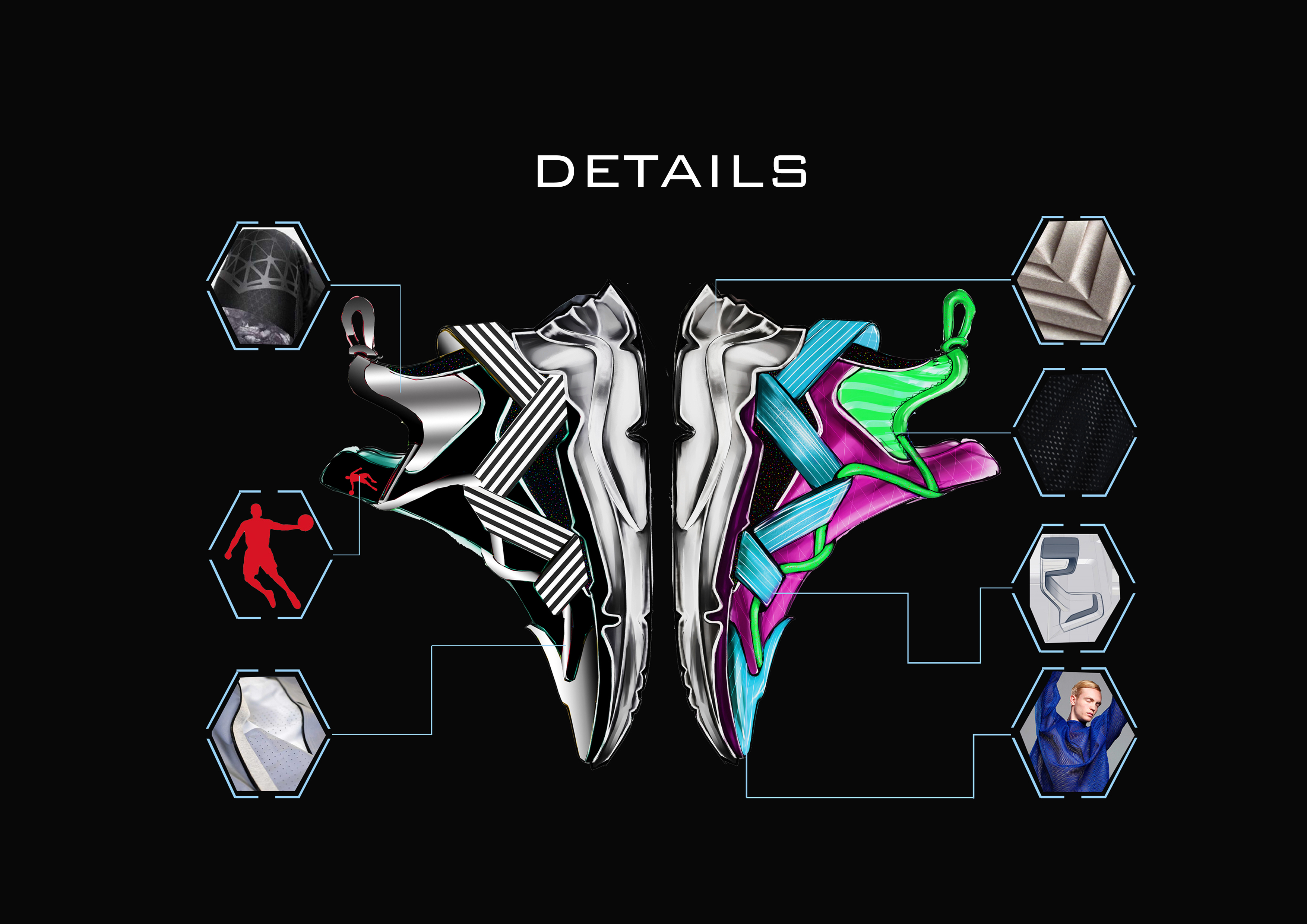 motion，product，Design，gym shoes，