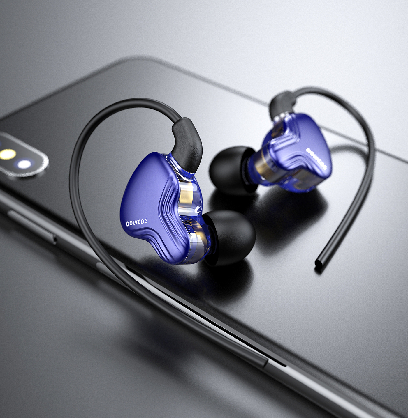 Headphone rendering，industrial design，product design，3C products，