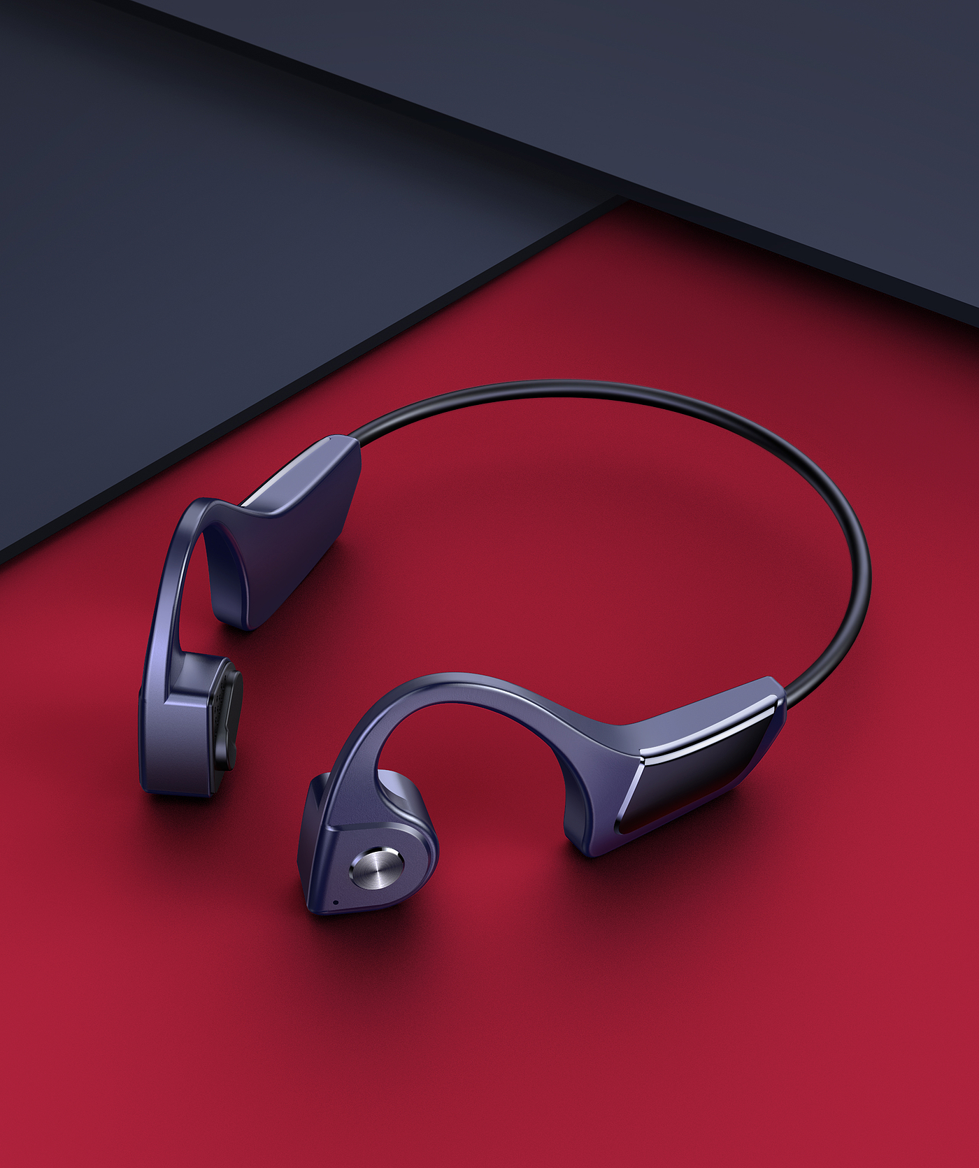 Headphone rendering，industrial design，product design，3C products，