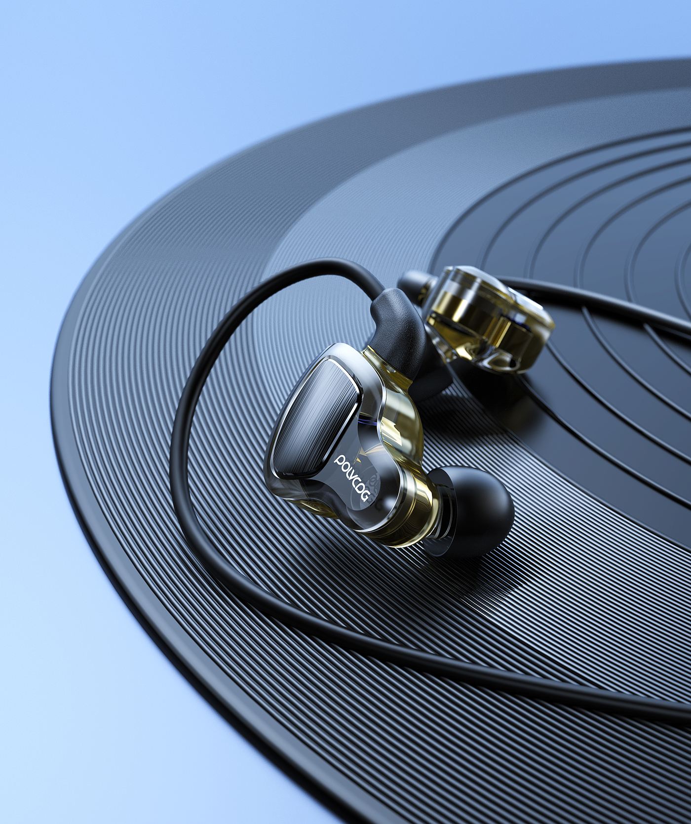 Headphone rendering，industrial design，product design，3C products，