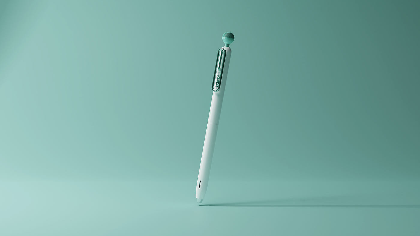 industrial design，Product modeling design，Stationery design，Neutral pen design，Simple design，