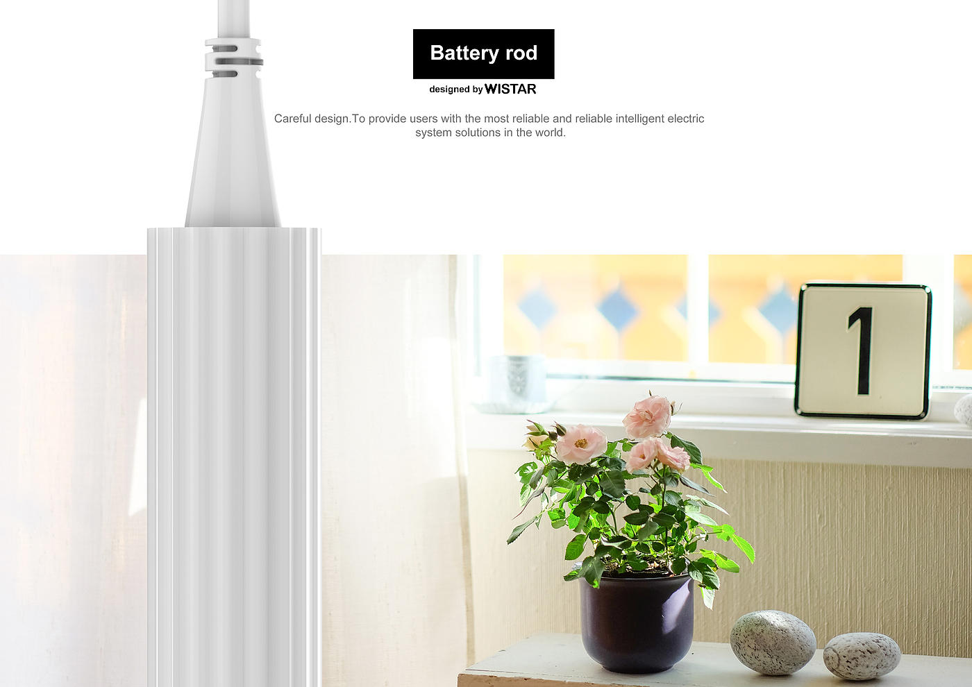 Lithium battery charging rod，