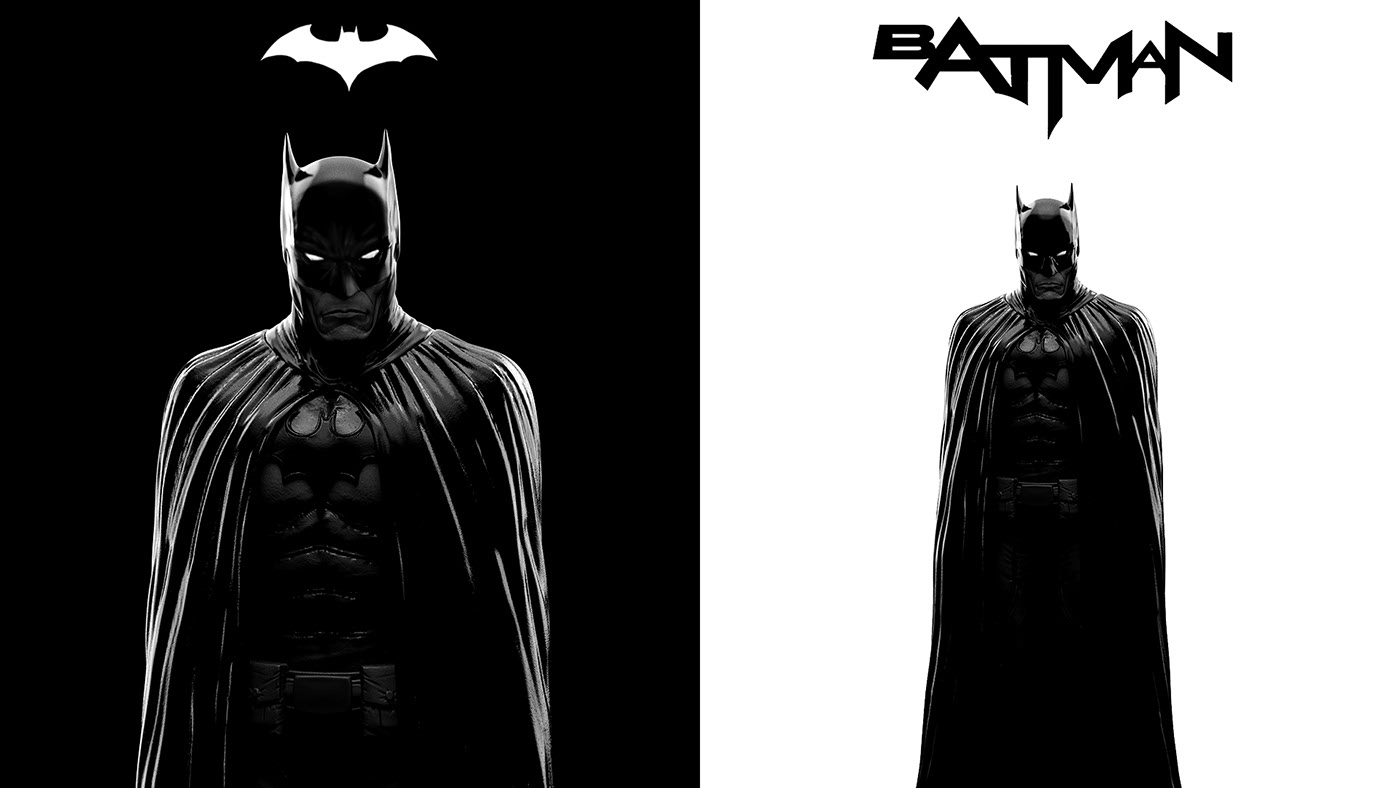 Garage Kit，Batman，Sculpture，