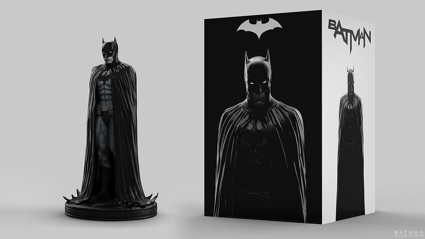 Garage Kit，Batman，Sculpture，