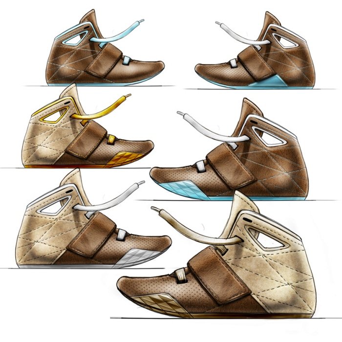 Hand drawn，marker pen，gym shoes，wear，