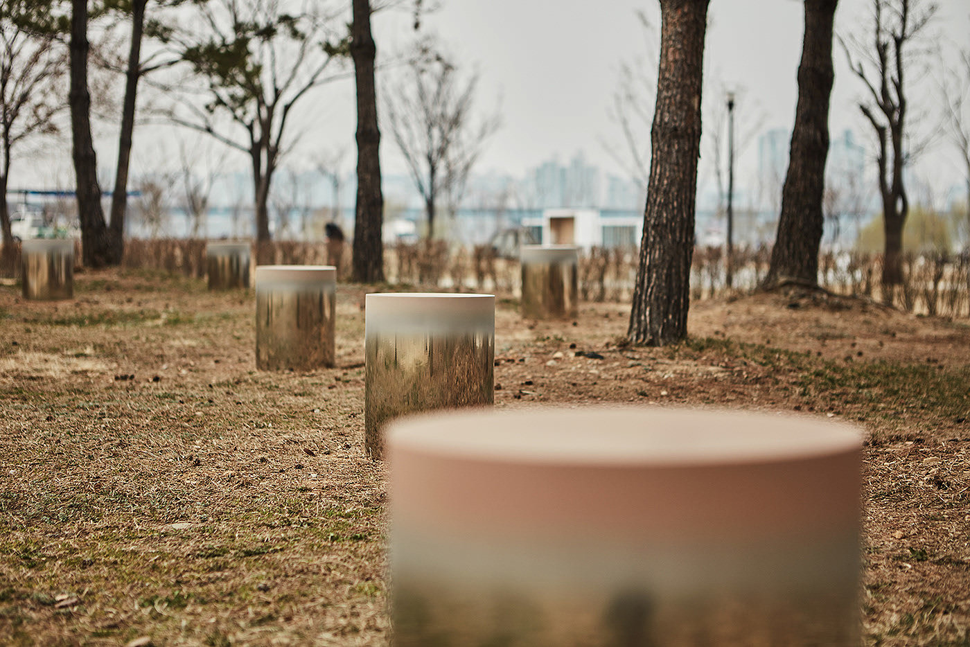 Dokkaebi，Dokkaebi Stool，不锈钢，艺术，树林，凳子，jiyoun kim，座椅，