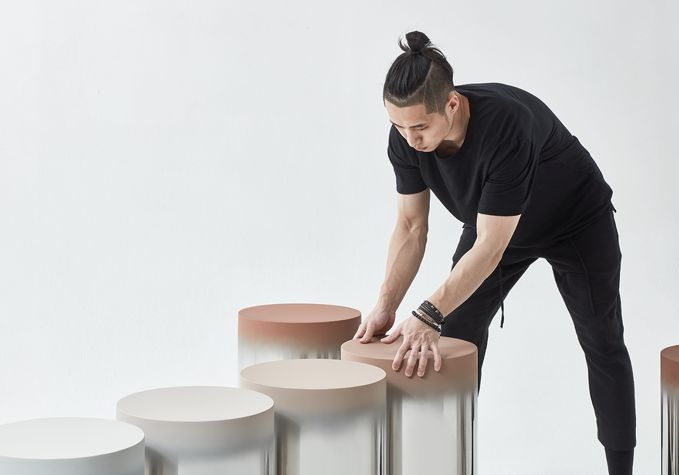 Dokkaebi，Dokkaebi Stool，stainless steel，Art，woods，stool，jiyoun kim，chair，