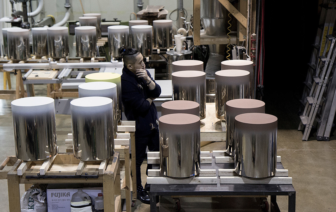 Dokkaebi，Dokkaebi Stool，stainless steel，Art，woods，stool，jiyoun kim，chair，