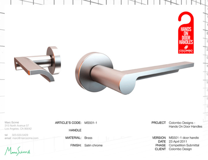 Door handle，Metal，Innovative design，