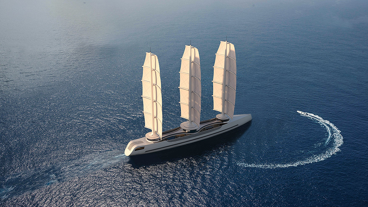 conceptual design，Yacht Design ，Flamingo 99，