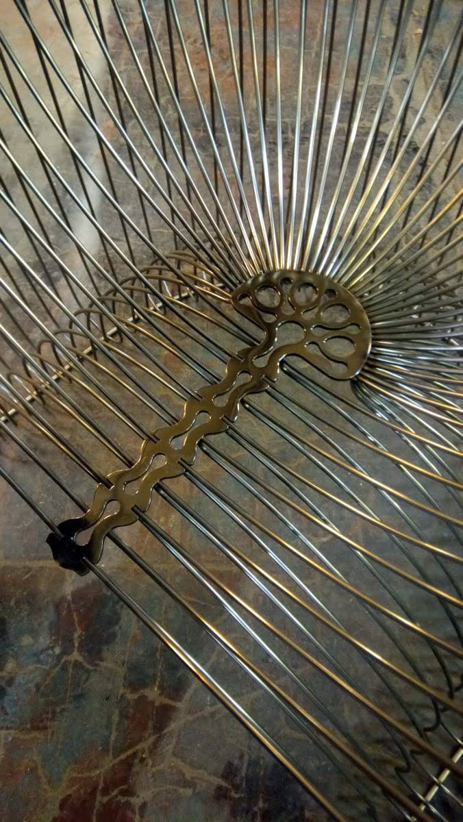 Metal，Chair design，Renaissance armchair，