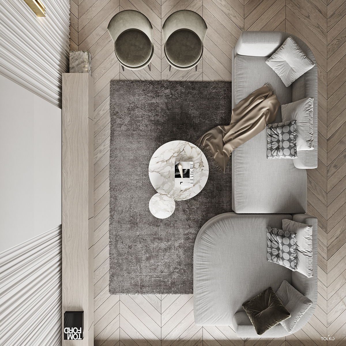 Interior design，Architectural design，TOL'KO，