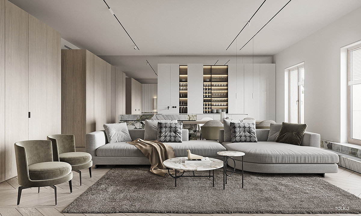 Interior design，Architectural design，TOL'KO，