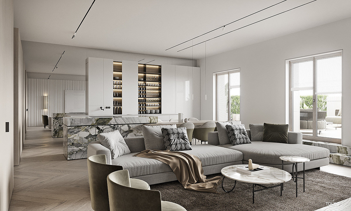 Interior design，Architectural design，TOL'KO，