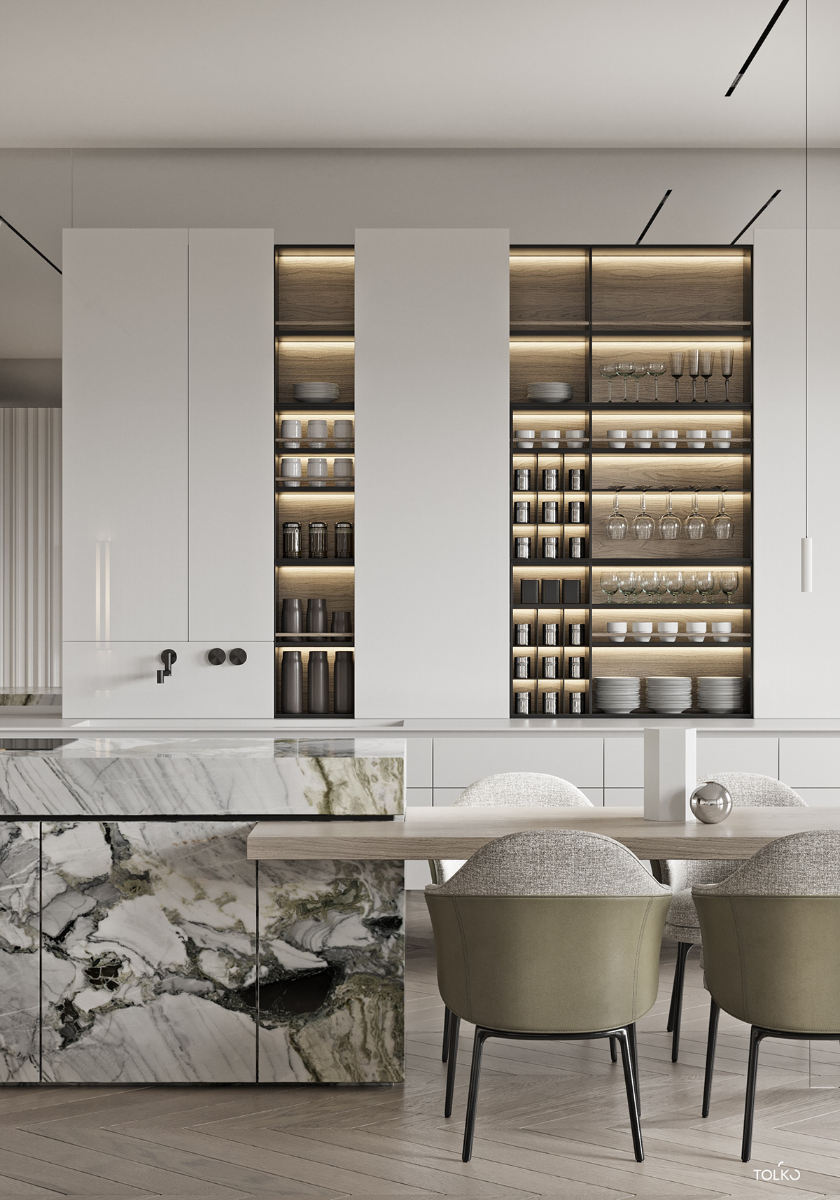 Interior design，Architectural design，TOL'KO，