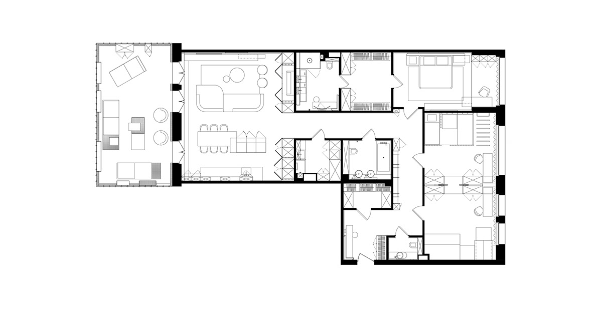 Interior design，Architectural design，TOL'KO，