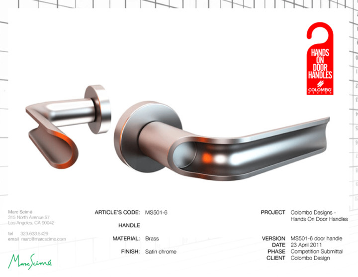 Door handle，Metal，Innovative design，