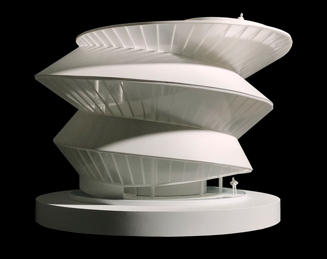 Spiral tower，Architectural design，Public art ，