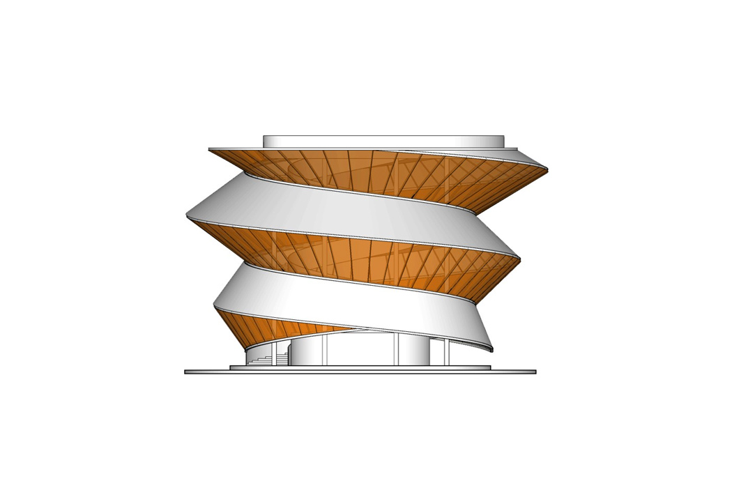 Spiral tower，Architectural design，Public art ，