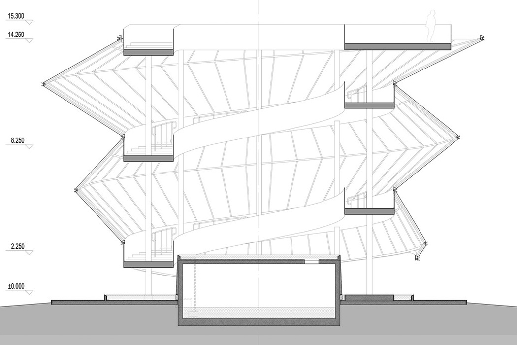 Spiral tower，Architectural design，Public art ，