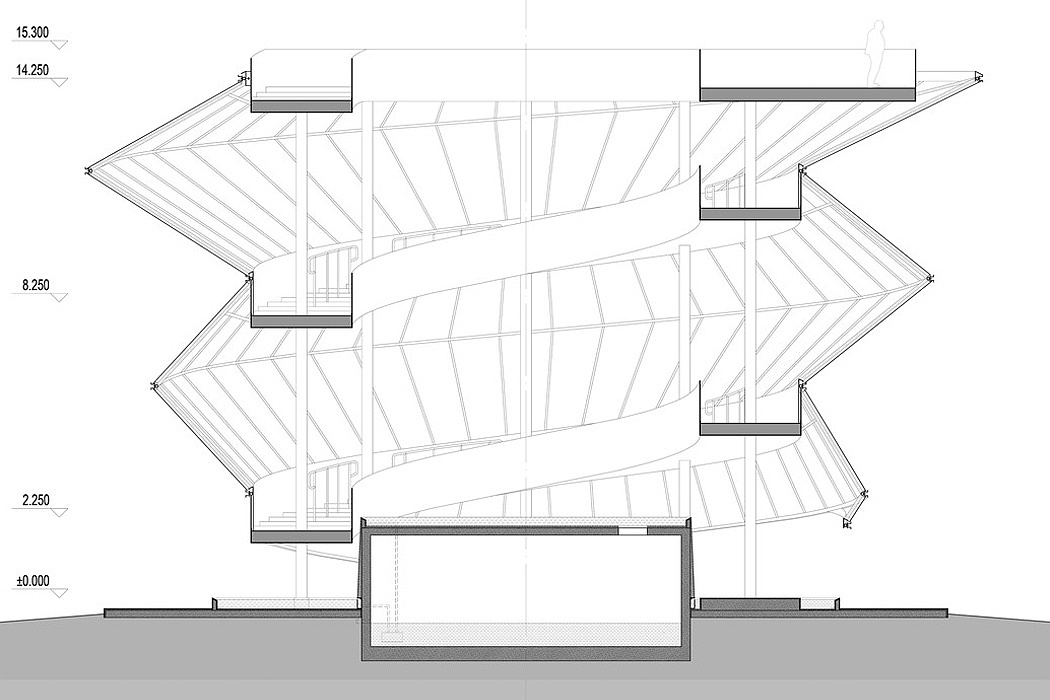 Spiral tower，Architectural design，Public art ，