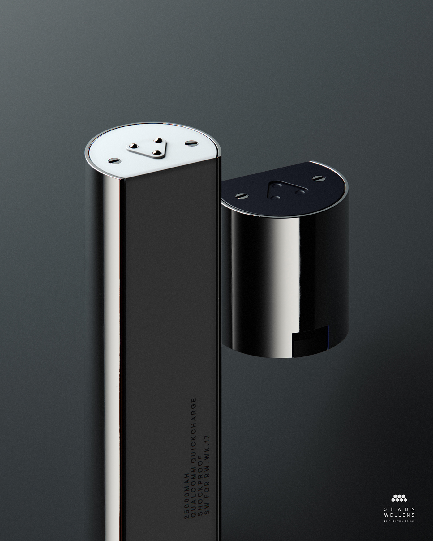 INTECH，portable battery，Metal，