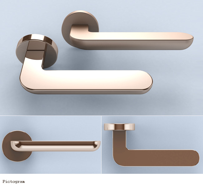 Door handle，Metal，Innovative design，