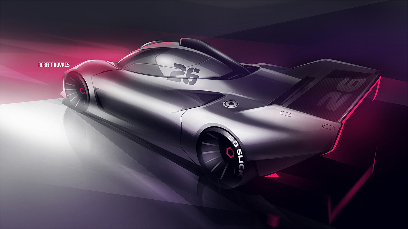 intelligence，Hand drawn，Render，Concept Car，Cool，