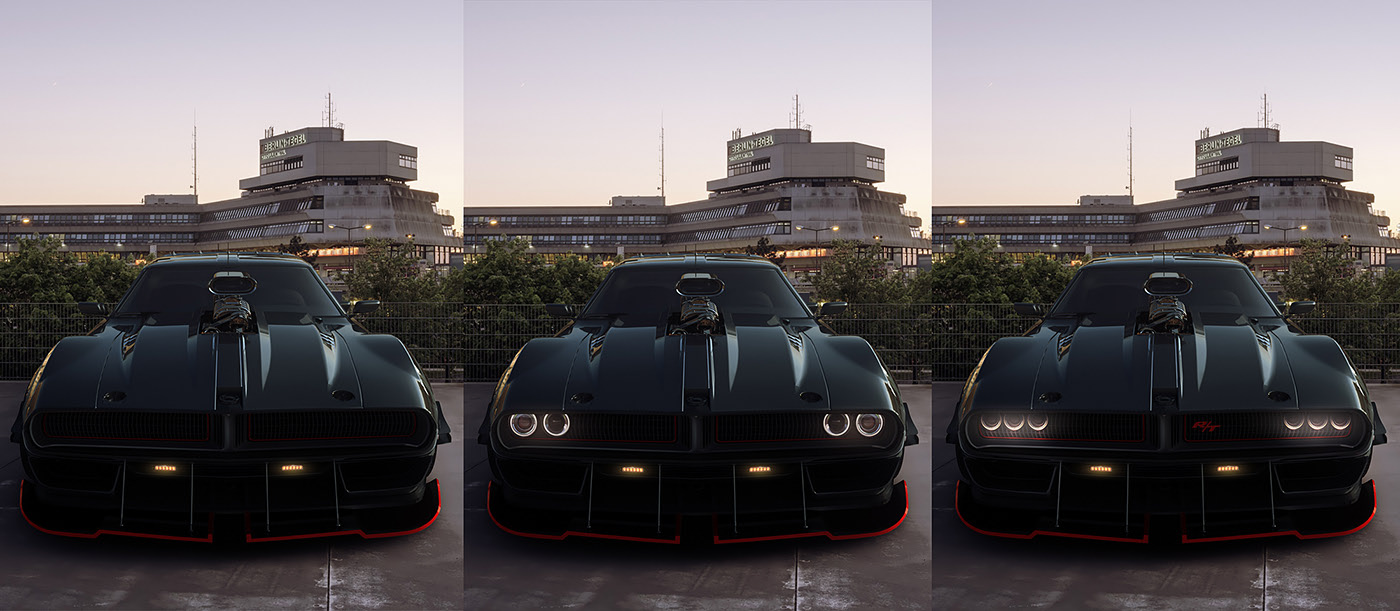 Muscle car，AMC Javelin，Stylization，