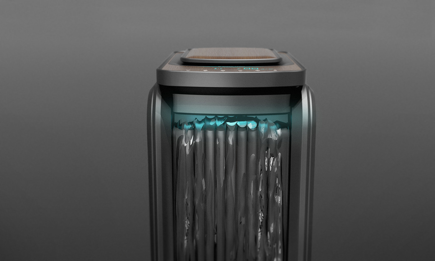 AIR CASCADE，waterfall，Humidifier，User experience，