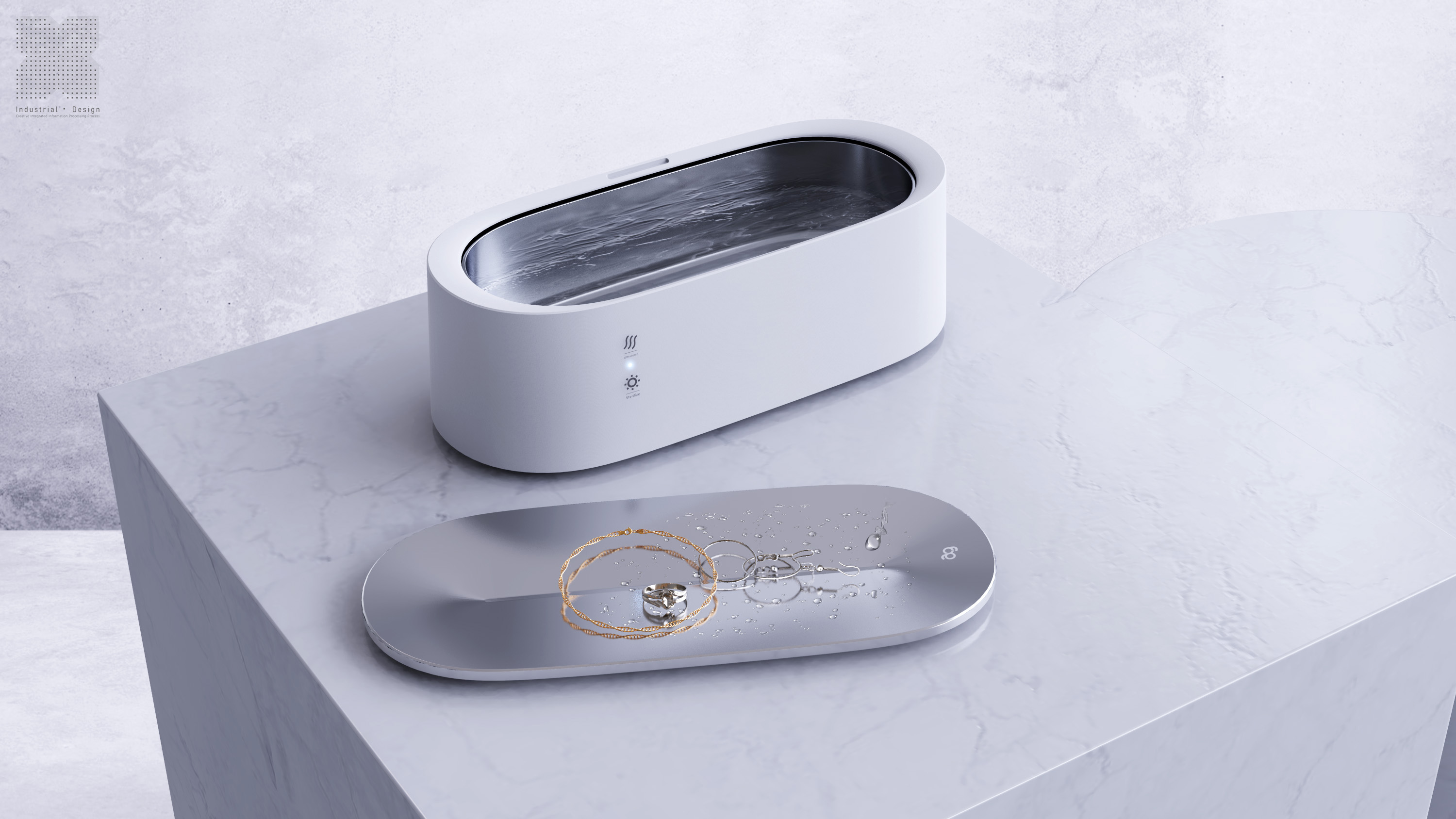 Touch key，Ultrasonic high frequency，Storage function，Desktop moisture proof，