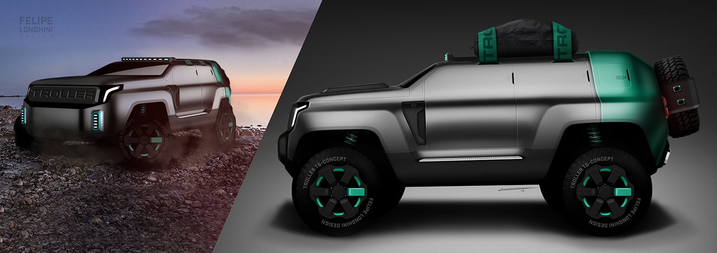 automation，Troller T-6，Automobile design，Off-road vehicle，