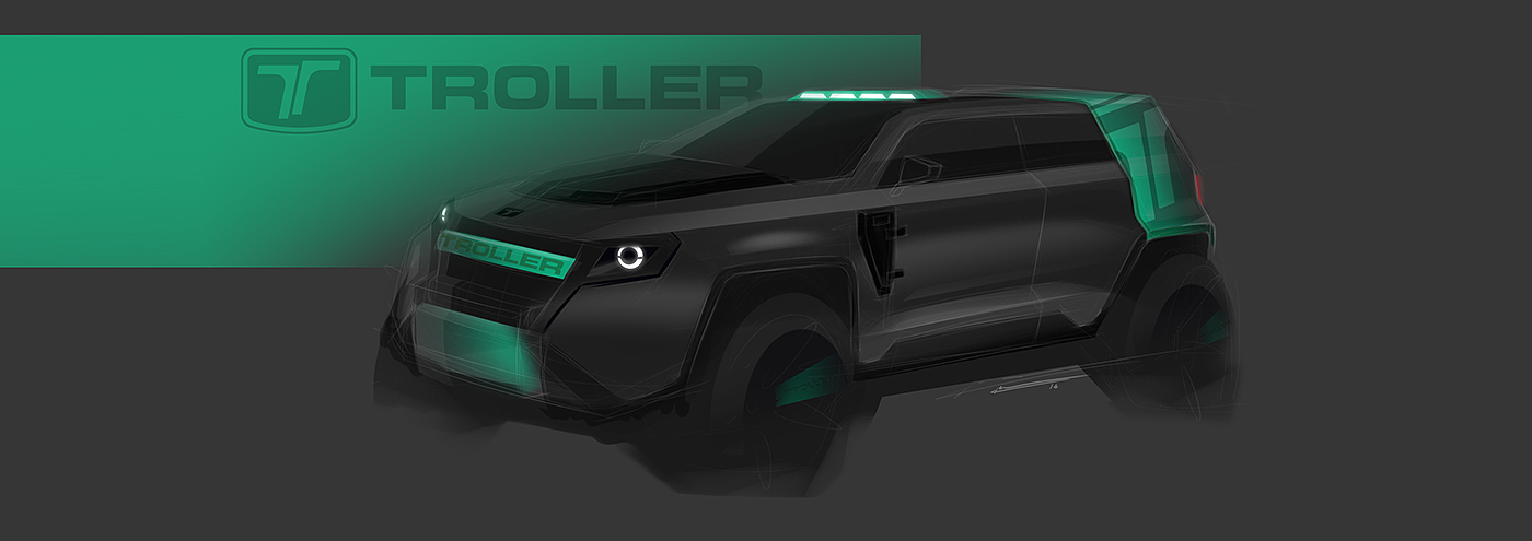 automation，Troller T-6，Automobile design，Off-road vehicle，