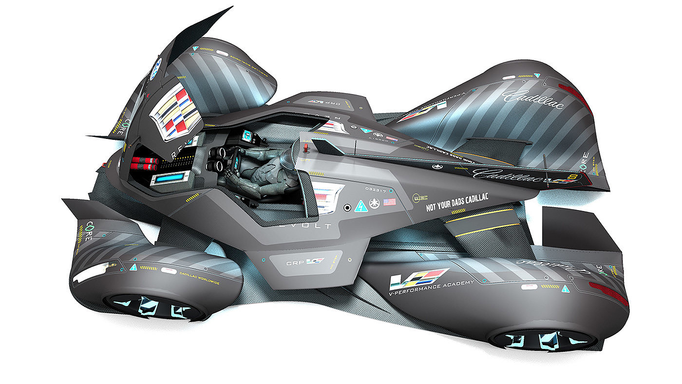 racing，KIP KUBISZ，LMP1，Cadillac  V，modeling，